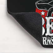 Training behalten, bis der Gürtel schwarze Karate Mousepad (Ecke)