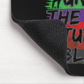 Training behalten, bis der Gürtel zum Black Karate Mousepad (Ecke)