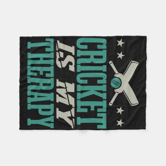 Training Cricket Player Cricket Fleecedecke (Vorderseite (Horizontal))