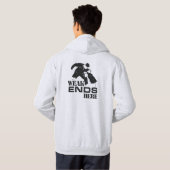 Training des Schutz-K-9 - Funktionshund - Hoodie (Schwarz voll)
