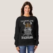 Training for Ragnarok Nordic Odin Mythology Celtic Sweatshirt (Vorne ganz)