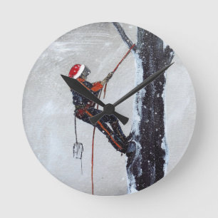 Training for the task ahead runde wanduhr