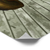 Training für das Eigengewicht von GYM mit Ihrem Na Poster (Ecke)