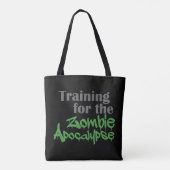 Training für das Funny Workout der Zombie-Apokalyp Tasche (Rückseite)