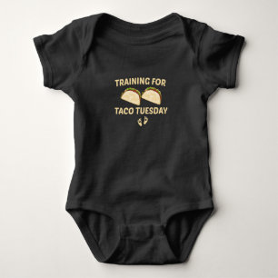 Training für Taco Dienstag, Taco Baby Geschenk Strampler