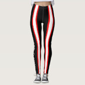 Training für Track und Field Aerobic Leggings (Vorderseite)