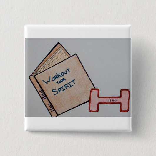 Training Ihr Geist-Knopf Button (Vorderseite)