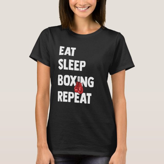 Training Jab Upper Cut Punch Knock Down 5 T-Shirt (Vorderseite)
