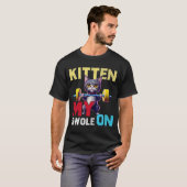 Training Kitout my Swole on Workout Retro Cat 2 T-Shirt (Vorne ganz)