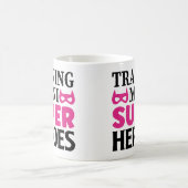 Training Mini Superhelden Lehrer Geschenk Kaffeetasse (Mittel)