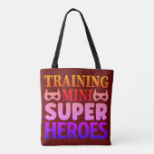 Training Mini Supper Heroes Teacher Geschenk Tasche (Rückseite)