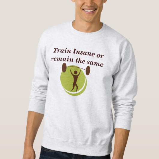 Training mit Gewichten Sweatshirt (Vorderseite)