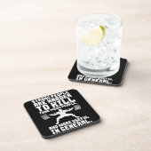 Training - starke Leute sind härter zu töten Getränkeuntersetzer (Rechte Seite)