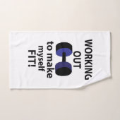 Training Workout Gewichte Trainieren Handtuch (Handtuch)