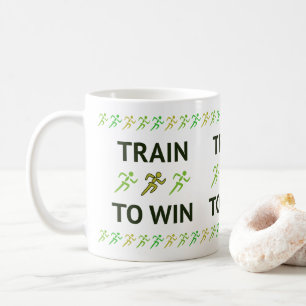 Training zum Spaß beim Laufen Kaffeetasse