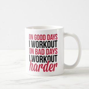 Trainings-härteres Turnhallen-Zitat Kaffeetasse