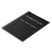 Trainings-Tracker & Trainingsjournal Notizblock (Linke Seite)