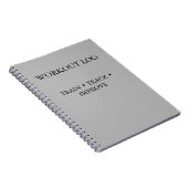Trainings-Tracker & Trainingsjournal Notizblock (Rechte Seite)