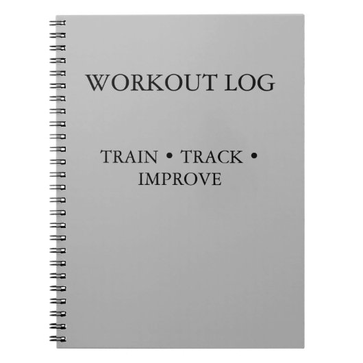 Trainings-Tracker & Trainingsjournal Notizblock (Vorderseite)