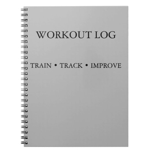 Trainings-Tracker & Trainingsjournal Notizblock (Vorderseite)
