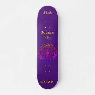 Trainingsdeck für die Wing Chun (Lila) Skateboard