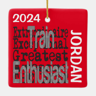Trainingsenthusiast Extraordinär CUSTOM Keramikornament