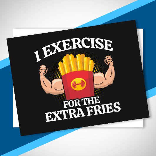 Trainingsfreunde - Funny Workout Fitness Meme Postkarte