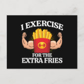 Trainingsfreunde - Funny Workout Fitness Meme Postkarte (Vorderseite)