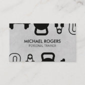 Trainingsgerät | Fitness Visitenkarte (Vorderseite)