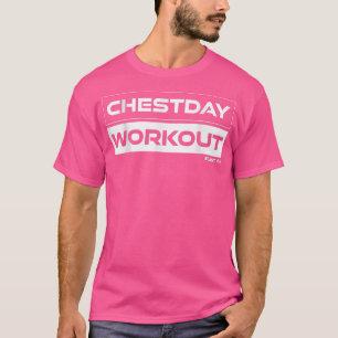 Trainingsgerät für Chestday Workout Brustkorb Moti T-Shirt