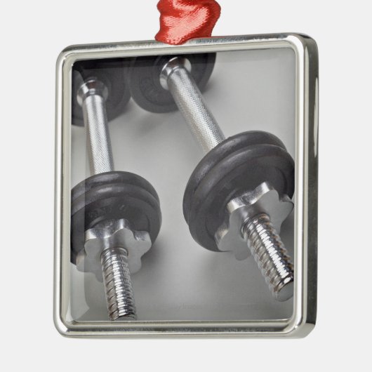 Trainingsgewichte Silbernes Ornament (Links)