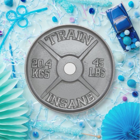 Trainingsinne (Barbell Plate) Motivierend Pappteller (Party)