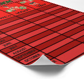 Trainingskarte/ Poster (Ecke)