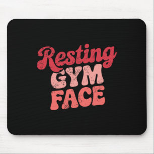 Trainingskraft-Ruheling-Gym-Gesicht Gewitterungsmo Mousepad