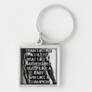 Trainingsmotivation - Ausbildung wie ein Athlet Schlüsselanhänger