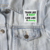 Trainingsmotivation Button (Beispiel)