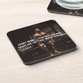 Trainingsmotivation - Fallen - Training Getränkeuntersetzer (Linke Seite)