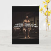 Trainingsmotivation - Fallen - Training Karte (Gelbe Blume)