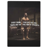 Trainingsmotivation - Fallen - Training Klemmbrett (Rückseite)