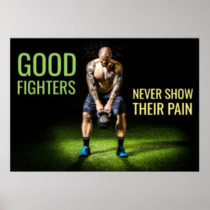 Trainingsmotivation Inspirierendes Zitat eines K Poster