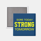 Trainingsmotivation Magnet (Vorderseite/Rückseite)