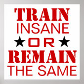 Trainingsmotivation Poster (Vorne)