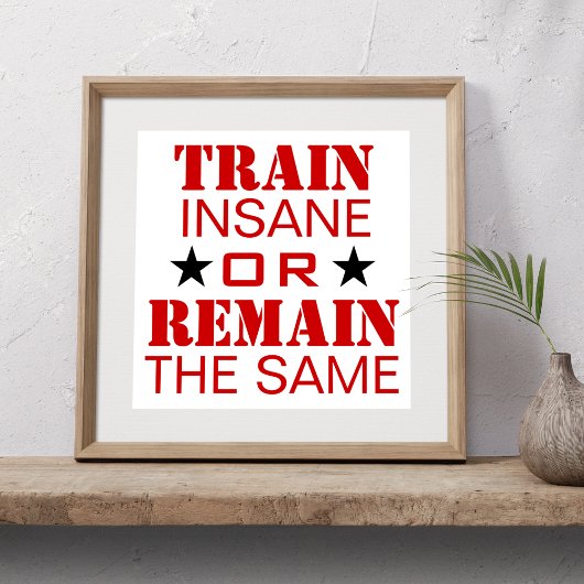 Trainingsmotivation Poster