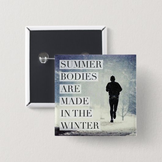 Trainingsmotivation - Sommerkörper Button (Vorne & Hinten)