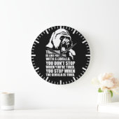 Trainingsmotivation - Training - Kampf gegen Goril Große Wanduhr (Zuhause)