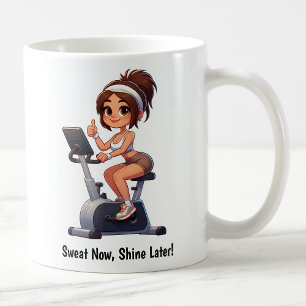 Trainingsprogramm für einstellbare Übungsfahrräder Kaffeetasse