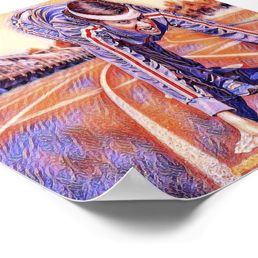 Trainingssportler Poster (Ecke)