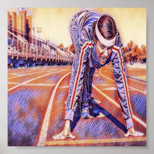 Trainingssportler Poster (Vorne)