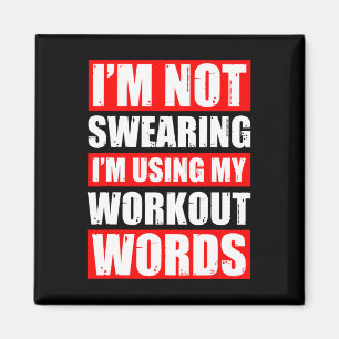 Trainingssprache Sportym Witzige Bodybuilding Magnet