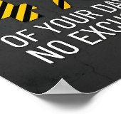 Trainingsstudio-Motivationsposter Poster (Ecke)